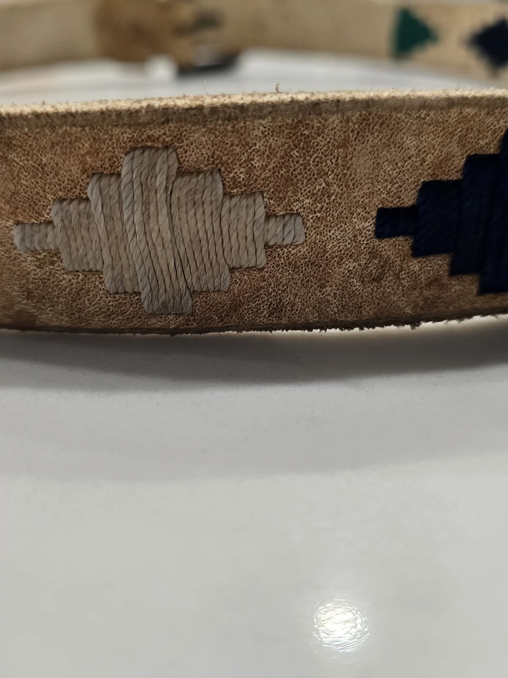 El Resero Genuine Argentine Leather Polo Belt | Size 34